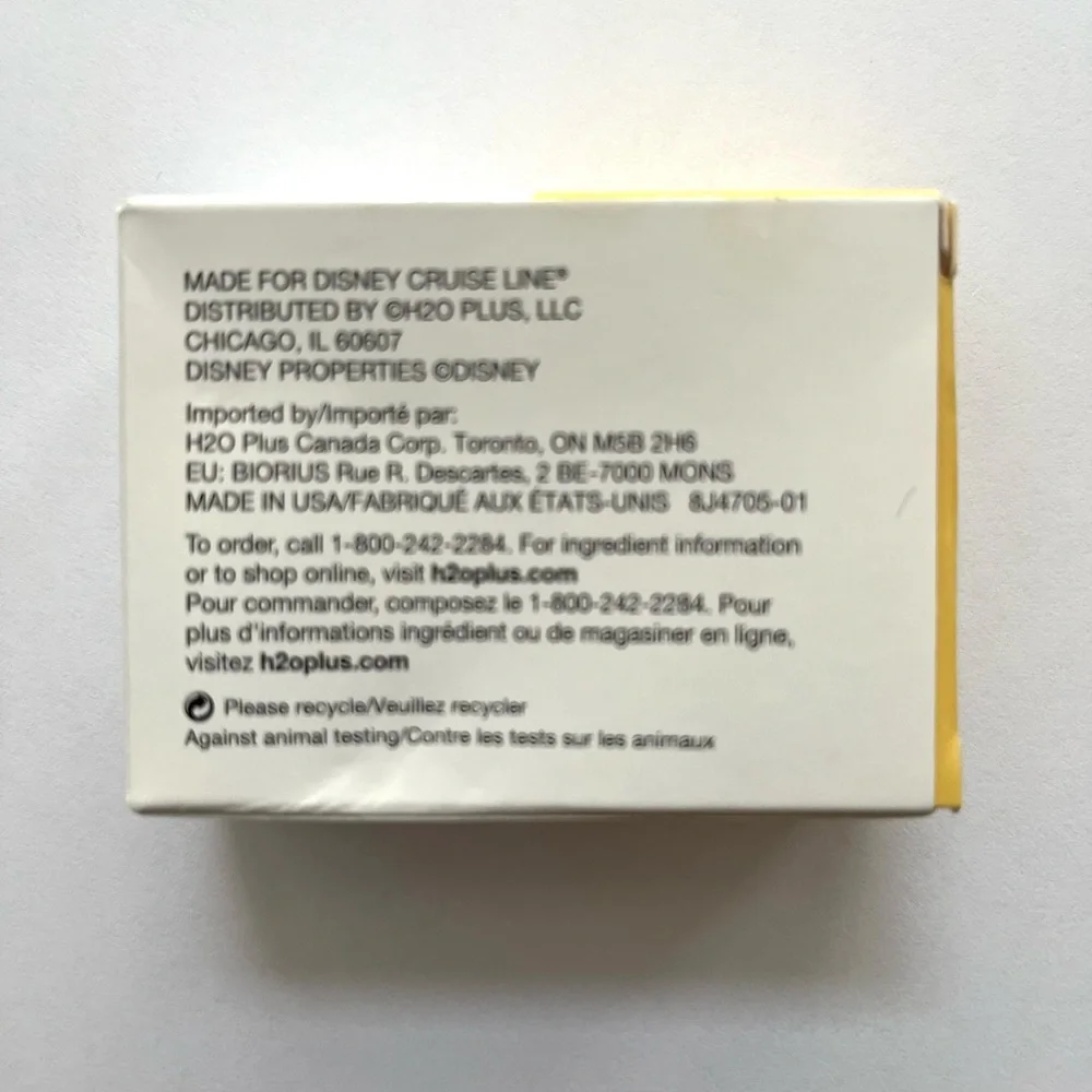 Disney Cruise Line H2O+ Spa Bath And Facial Soap + Body Lotion